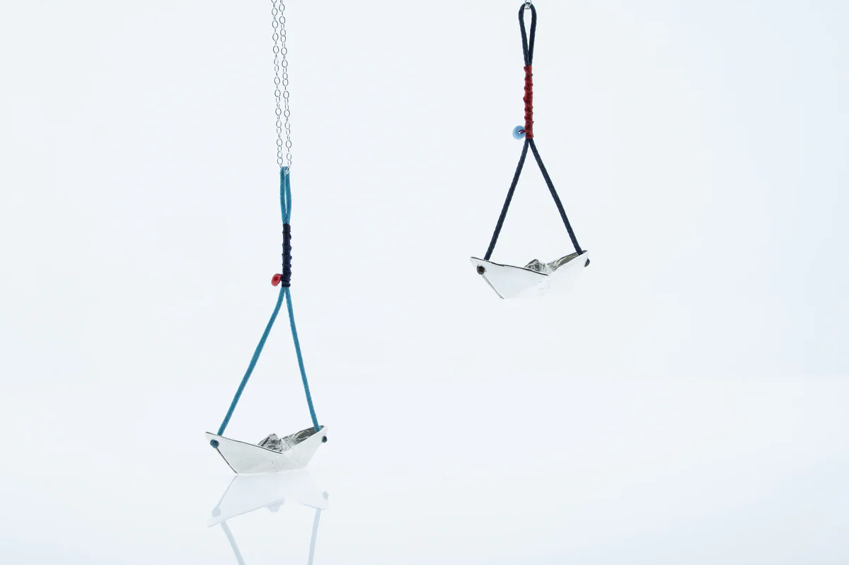 Κρεμαστό Origami καραβάκι 925 IF Project 1.1