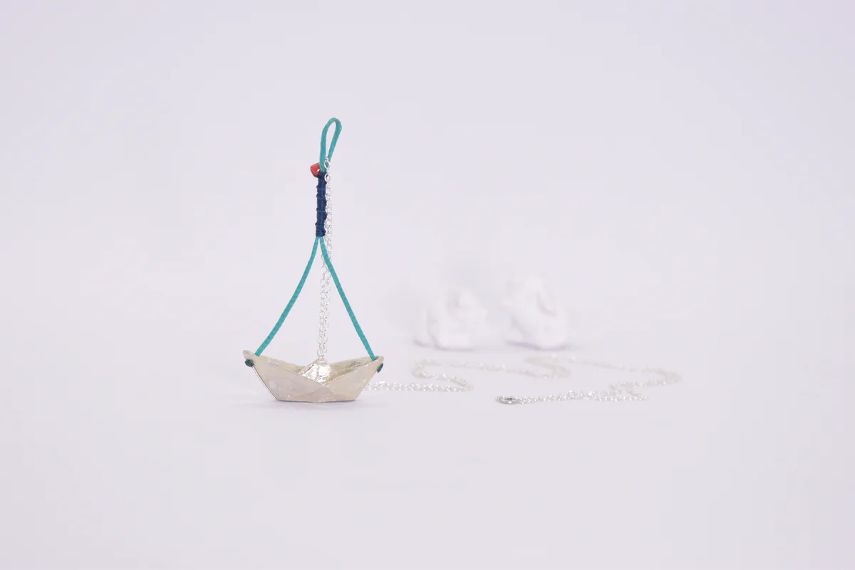 Κρεμαστό Origami καραβάκι 925 IF Project 1.2