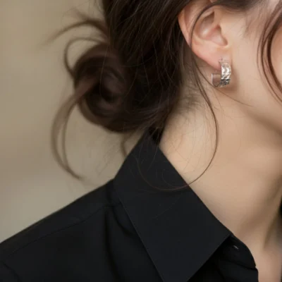 Σκουλαρίκια 925 pied de poul IF Project 17.1