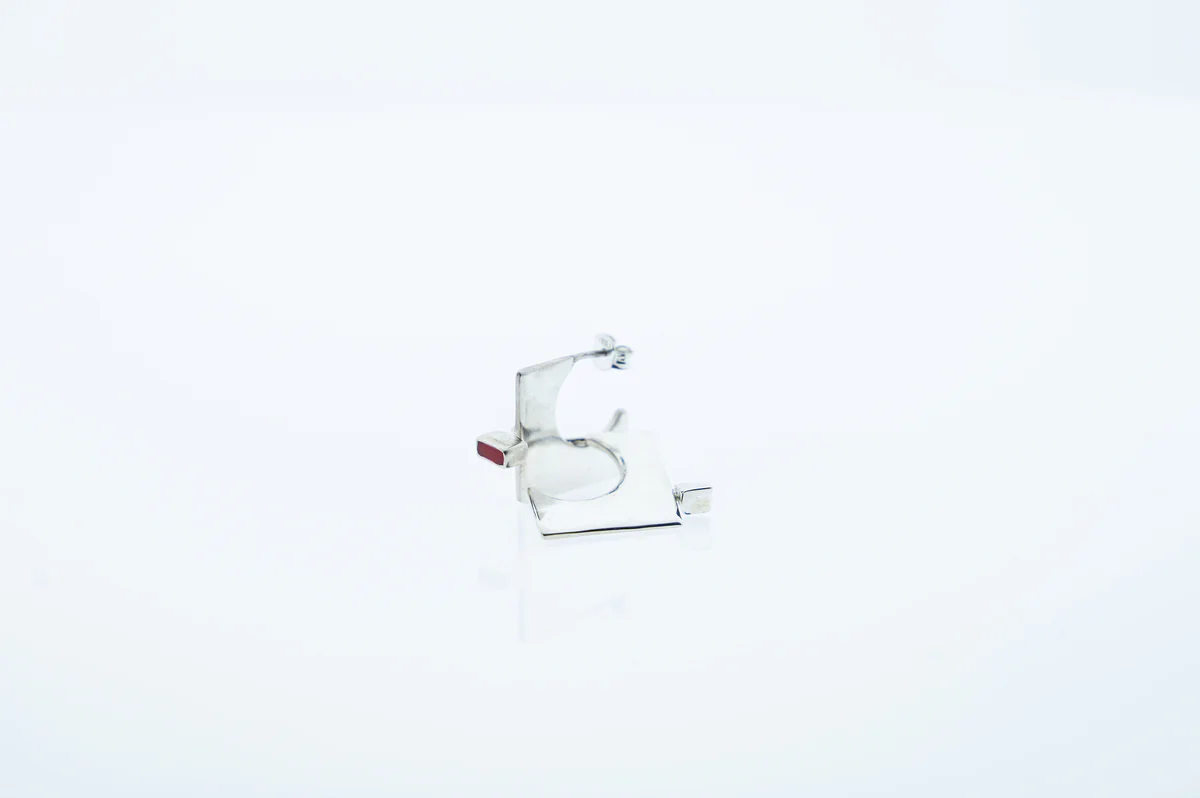 Σκουλαρίκια 925 με γεωμετρικά σχήματα IF Project 7.1