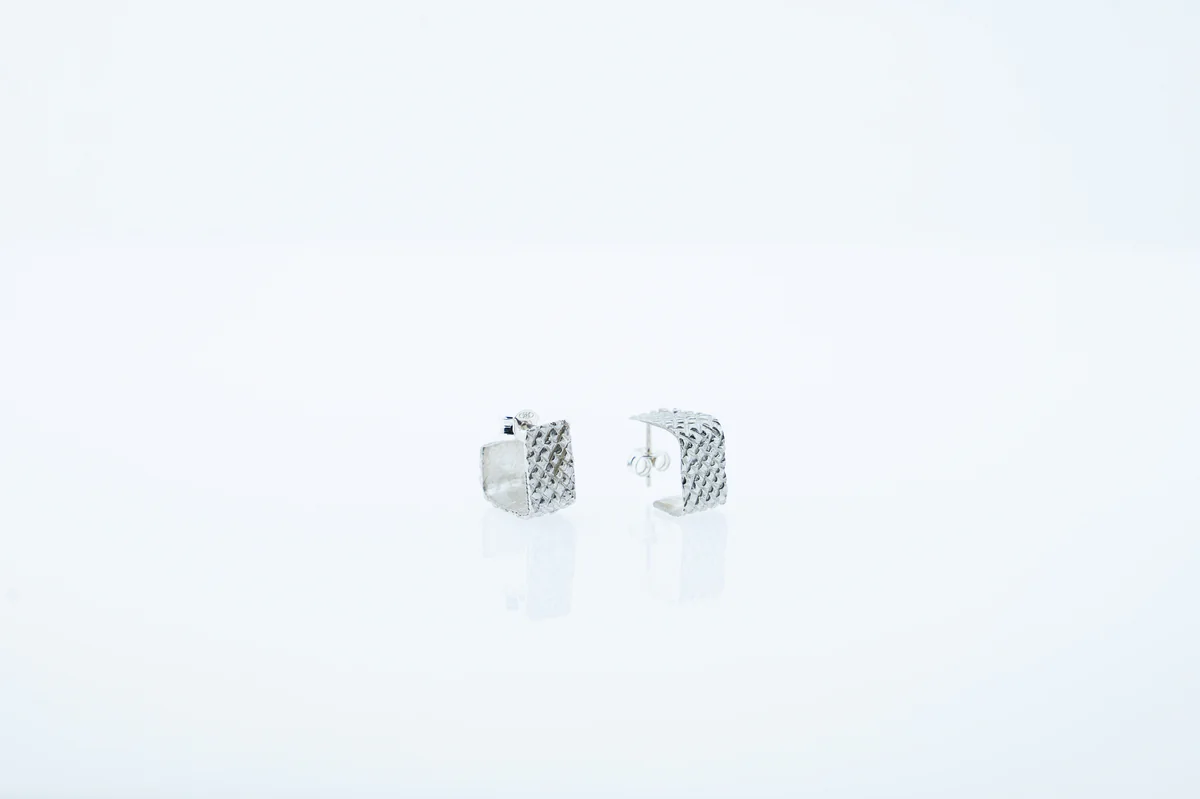 Σκουλαρίκια fabric 925 IF Project 15.2