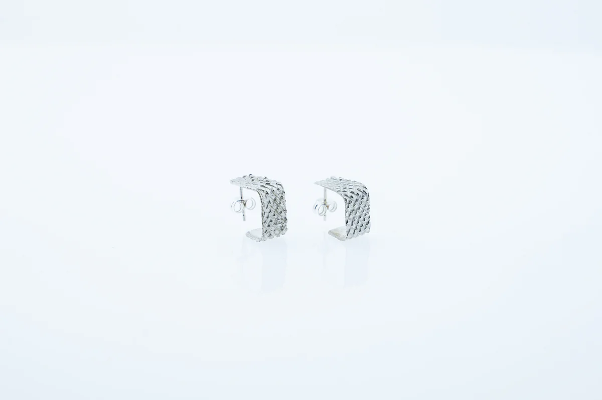 Σκουλαρίκια fabric 925 IF Project 15.3