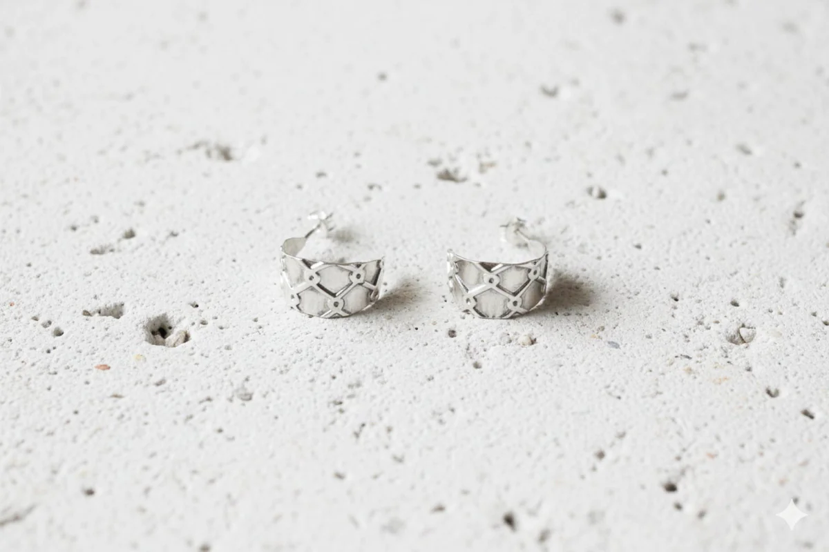 Σκουλαρίκια mesh 925 IF Project 16.3