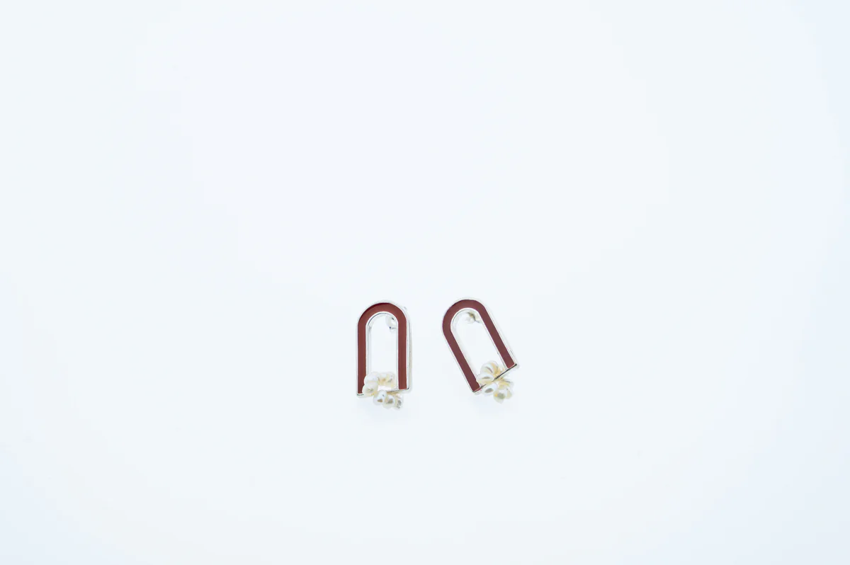 Σκουλαρίκια ΔΙΑΥΛΟΣ 925 και στεφάνι με μαργαριτάρια IF Project 9.2