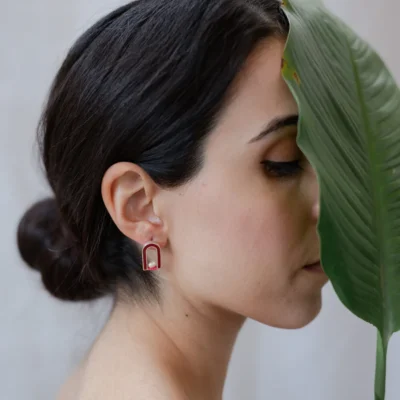 Σκουλαρίκια ΔΙΑΥΛΟΣ 925 και στεφάνι με μαργαριτάρια IF Project 9.3