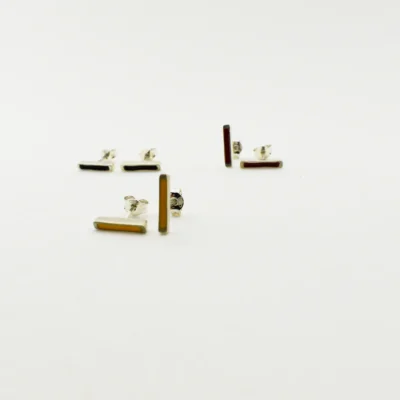 Σκουλαρίκια ίσια γραμμή 925 IF Project 4.1