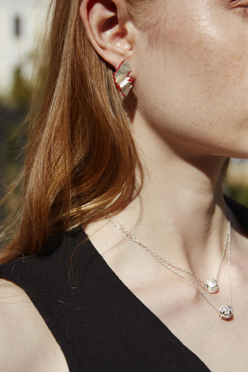 Σκουλαρίκια ξύσμα 925 IF Project 1.4