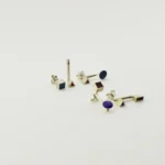 Σκουλαρίκια σωλήνες 925 δύο φάσεων IF Project 5.2